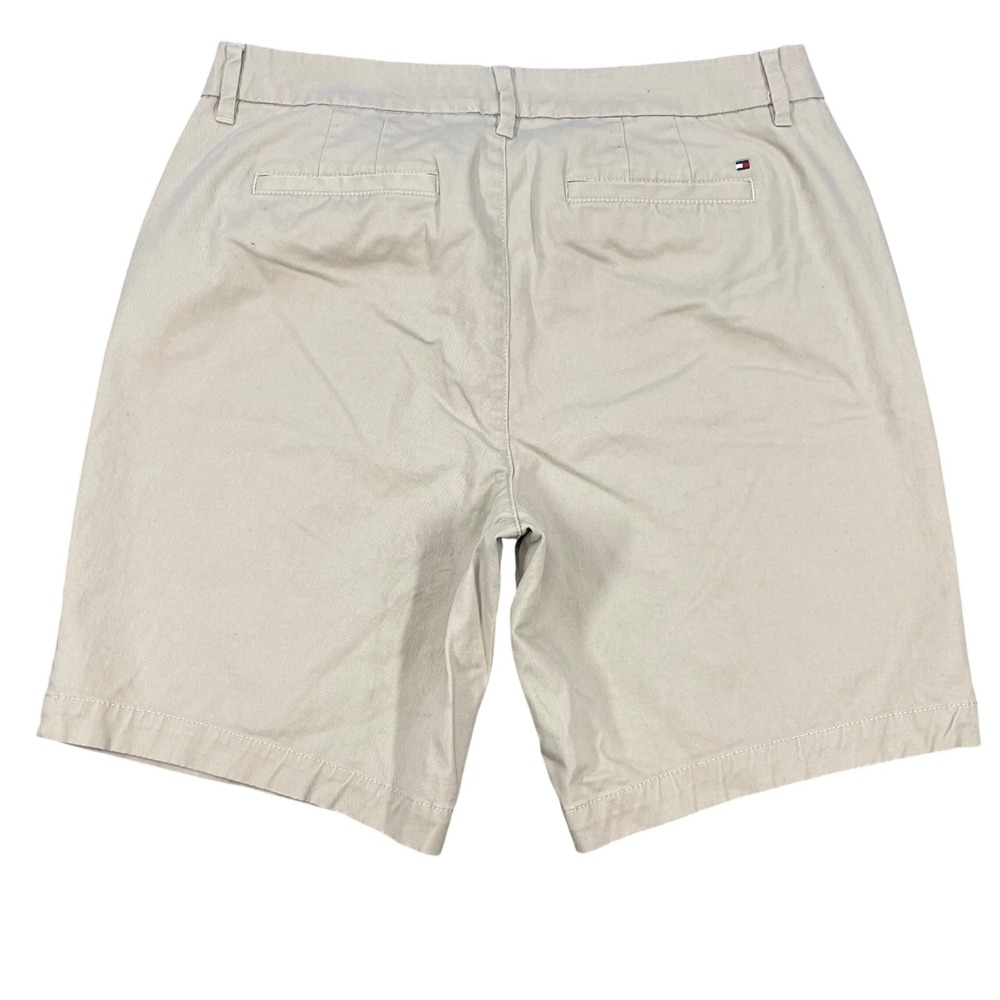 Tommy Hilfiger Tan Beige Chino Bermuda Shorts Womens Size 10 - Picture 2 of 9
